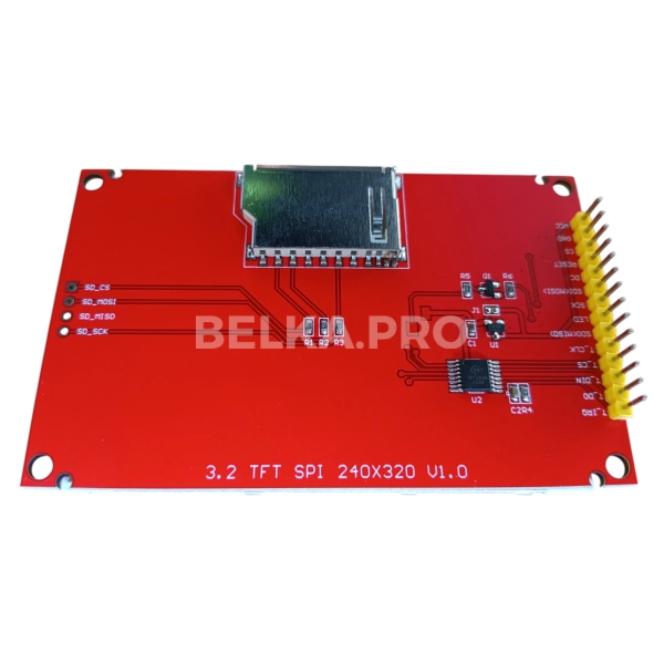 ЖК дисплей 3,2" TFT SPI (ILI9341) с сенсорным экраном