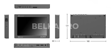 SDI монитор 7" Lilliput FS7
