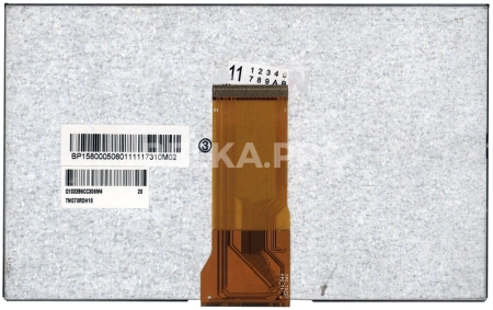 Дисплей 7" TM070RDH10 с контроллером TY2662-V1 в сборе