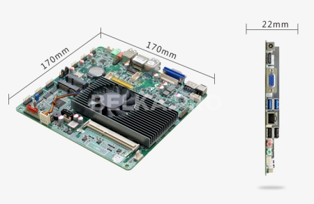 Материнская плата Mini-ITX с процессором ITX-B321_I512L (3210M)