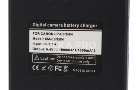 Двойное зарядное устройство для LP-E6/LP-E6N