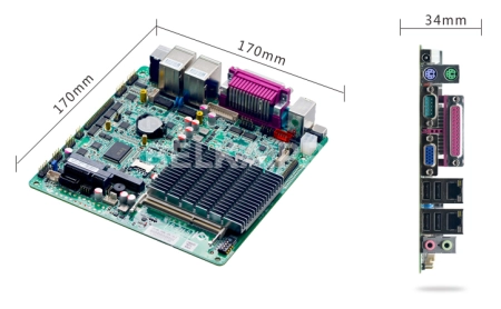 Материнская плата Mini-ITX с процессором ITX-M51_D926L