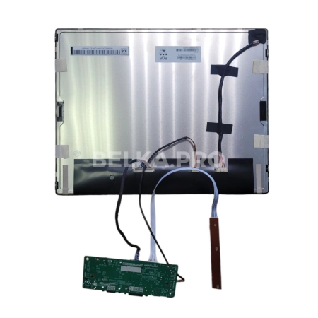 Дисплей 15" DV150X0M-N16 с контроллером M.NT68676.3 в сборе