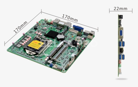 Материнская плата Mini-ITX ITX-Y410