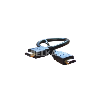 Кабель HDMI (M) - HDMI (M), круглый, 30 см