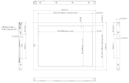 ЖК дисплей 6,5" NL6448BC20-30D