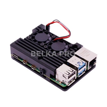 Корпус алюминиевый с охлаждением для Raspberry Pi 4