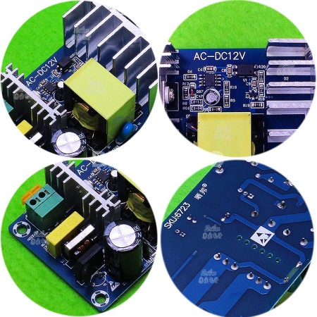 Блок питания открытый 12В 8А XK-2412DC 