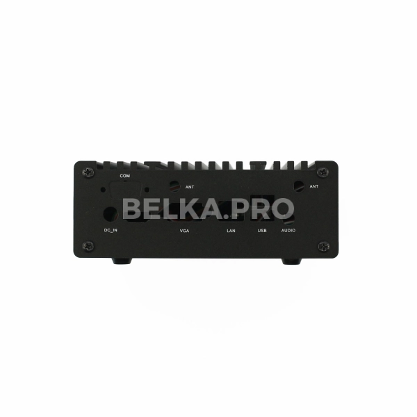 Корпус nano-ITX M1255-J1900N c БП 60Вт (черный)
