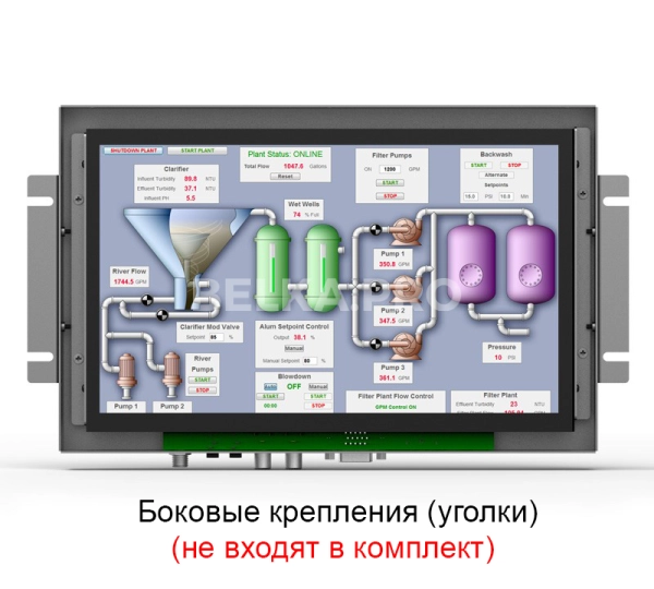 Встраиваемый монитор 10,1" Lilliput TK1010-NP/C