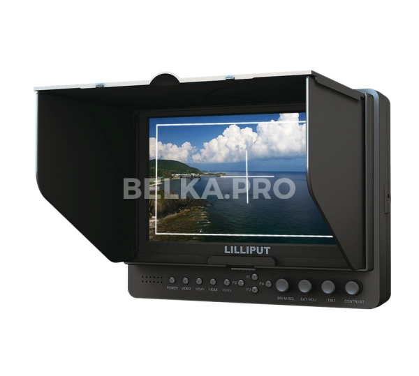 Накамерный монитор 7" Lilliput 665/P/WH