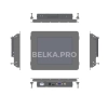 Встраиваемый сенсорный монитор 8" PN080SMK-07HR41-HVA