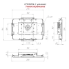 Встраиваемый монитор 10,1" PZ101WKK6-28H1-HDV