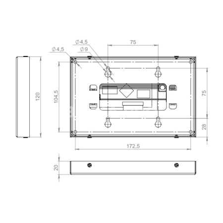 Рекламный монитор 7" DN070WMT-06S5-U-128