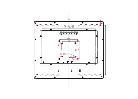 Встраиваемый монитор 17" PZ170SKZ-20S1-HV