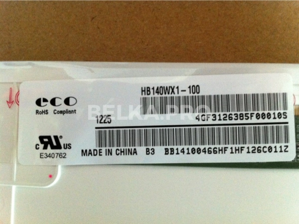ЖК дисплей 14" HB140WX1-100
