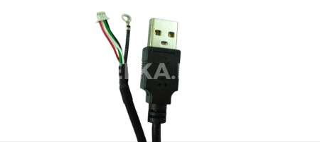 Кабель USB 2.0 A (M) - MX1.25-04P с заземлением, 150 см
