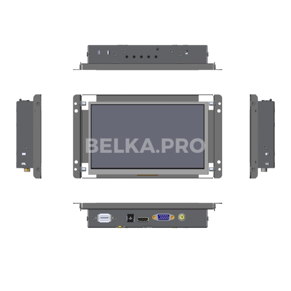 Встраиваемый сенсорный монитор 7" FS070WMK-06HR41-HVA