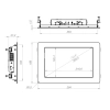 Встраиваемый монитор 10,1" PN101WMK6-92U1-HDV