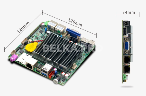 Материнская плата Nano-ITX с процессором STX-N29_2L
