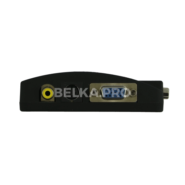 Конвертер S-Video (F) + AV (F) -> VGA (F)