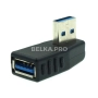 Переходник USB 3.0 A (F) - USB 3.0 A (M) угловой