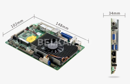 Материнская плата 3,5" с процессором EPIC-E73_I526L (6200U)