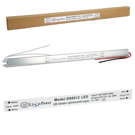 Блок питания в кожухе 12В 5А DS6012