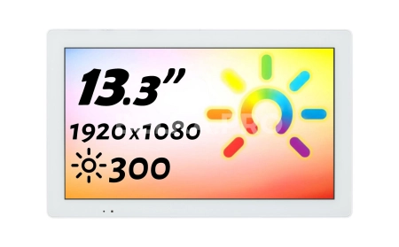 Рекламный монитор 13,3" DZ133WLW-90S1-M-S