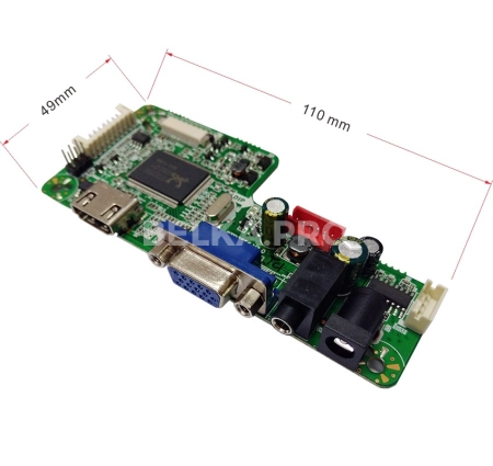 Дисплей 11,6" SL116PP40Y1007-B00 с контроллером RTD2556V3.0 в сборе