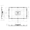Встраиваемый сенсорный монитор 21,5" PN215WMK6-90HR41-HDV
