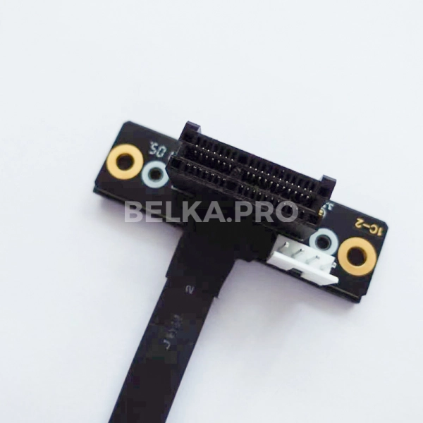 Плата адаптера mini-PCIe-PCIe x1 с кабелем