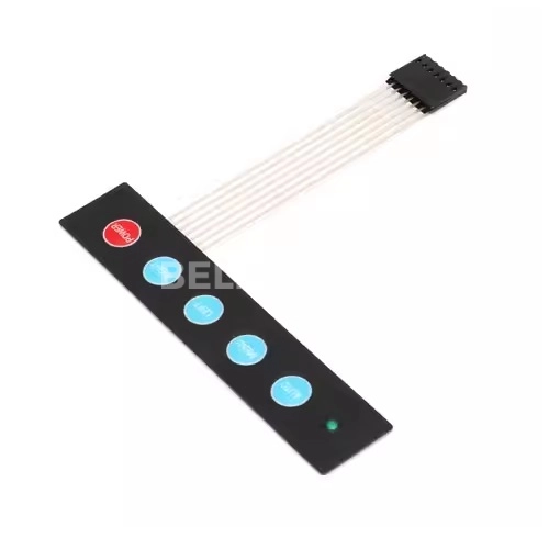 Мембранные кнопки 5шт для контроллеров тип 1