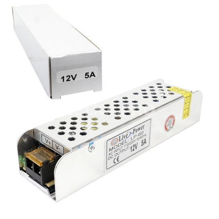 НЕ ИСП Блок питания LP-1260 12В/5А в кожухе