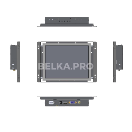 Встраиваемый сенсорный монитор 8" FS080SMK-07HPX1-HVA