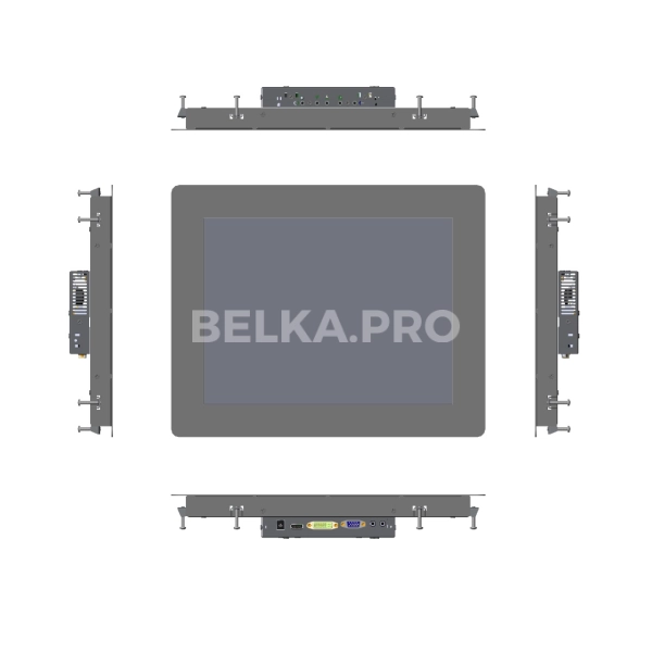 Встраиваемый монитор 15" PN150SMK6-07H1-HDV-S