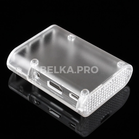 Корпус пластиковый Raspberry Pi 3, B+, прозрачный