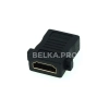 Переходник HDMI (F) - HDMI (F) прямой с ушами