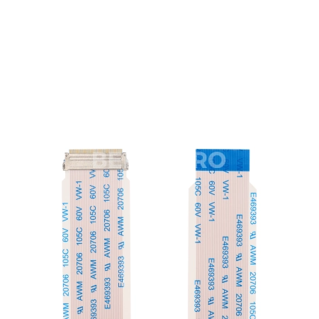 FFC шлейф 0,5 30pin 250мм с разъемом I-PEX 20453 обратный, Тип 2