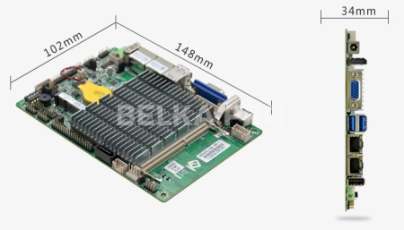 Материнская плата 3,5" с процессором EPIC-E19_J126L