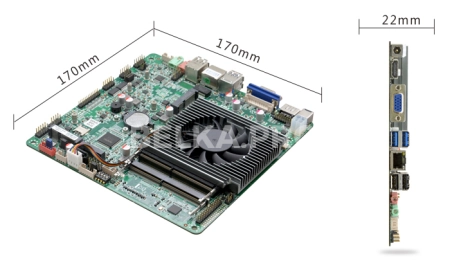 Материнская плата Mini-ITX с процессором ITX-B100_I526L (8265U)