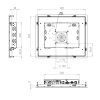 Встраиваемый сенсорный монитор 17" PF170SMC-20SPG0-HDV