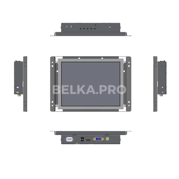 Встраиваемый сенсорный монитор 8" FS080SMK-07HPX1-HVA